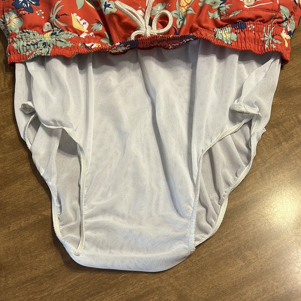Polo Ralph Lauren Men Red Tropical Hawaiian Print Swim Trunks Drawstring M
E - Picture 12 of 17